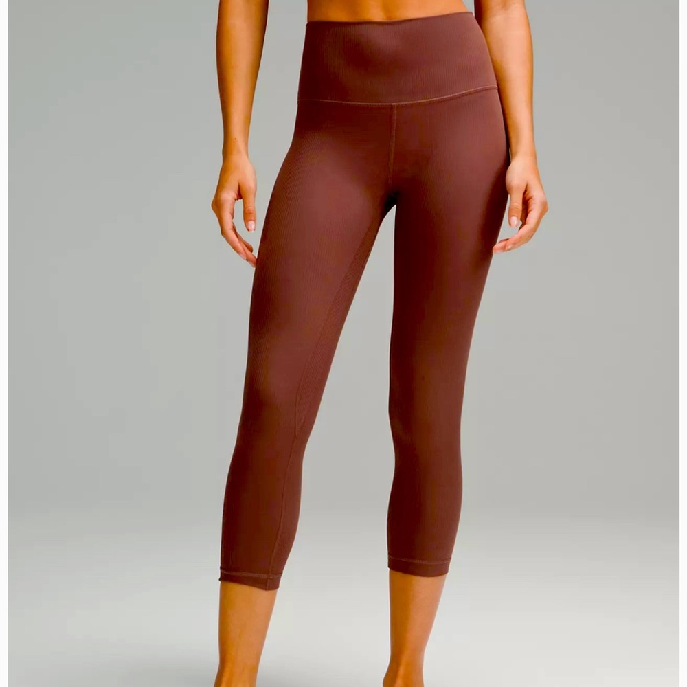 lululemon Align™ Ribbed High-Rise Crop 23"